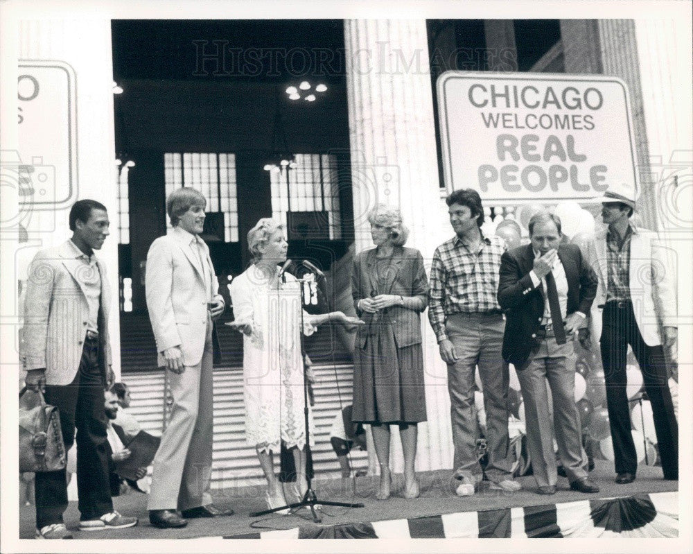 Undated Hollywood Real People cast Press Photo - Historic Images