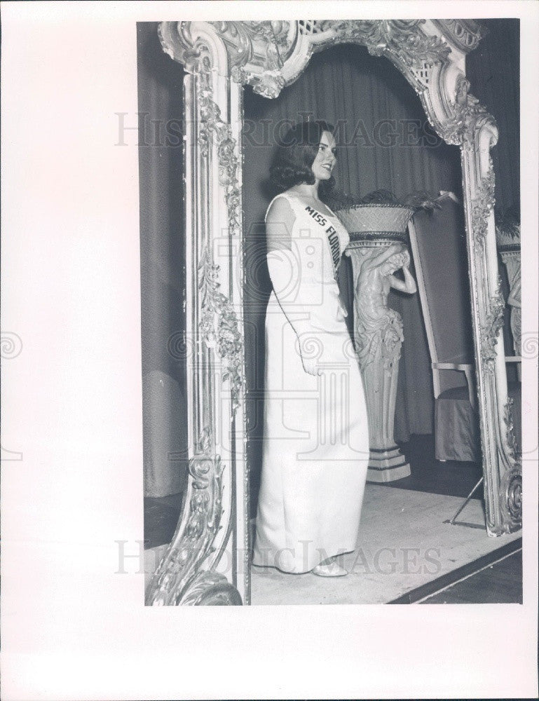 1967 Florida Miss Sunflavor Contestant Mary Ann Albritton Press Photo - Historic Images