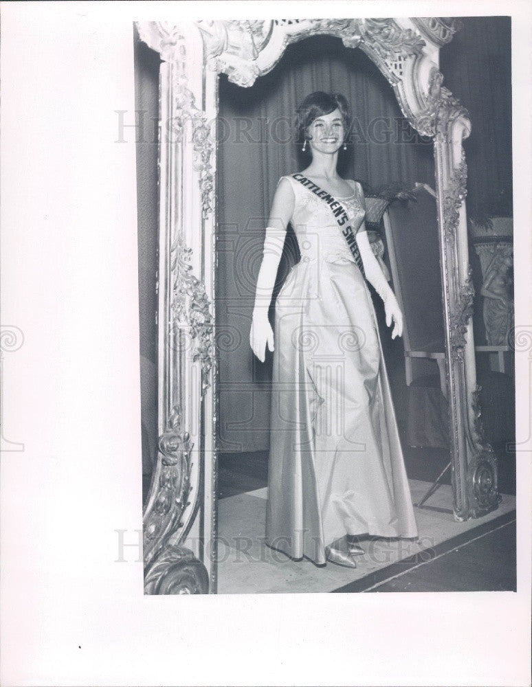 1967 Florida Miss Cattlemen&#39;s Sweetheart Kay Graham Press Photo - Historic Images