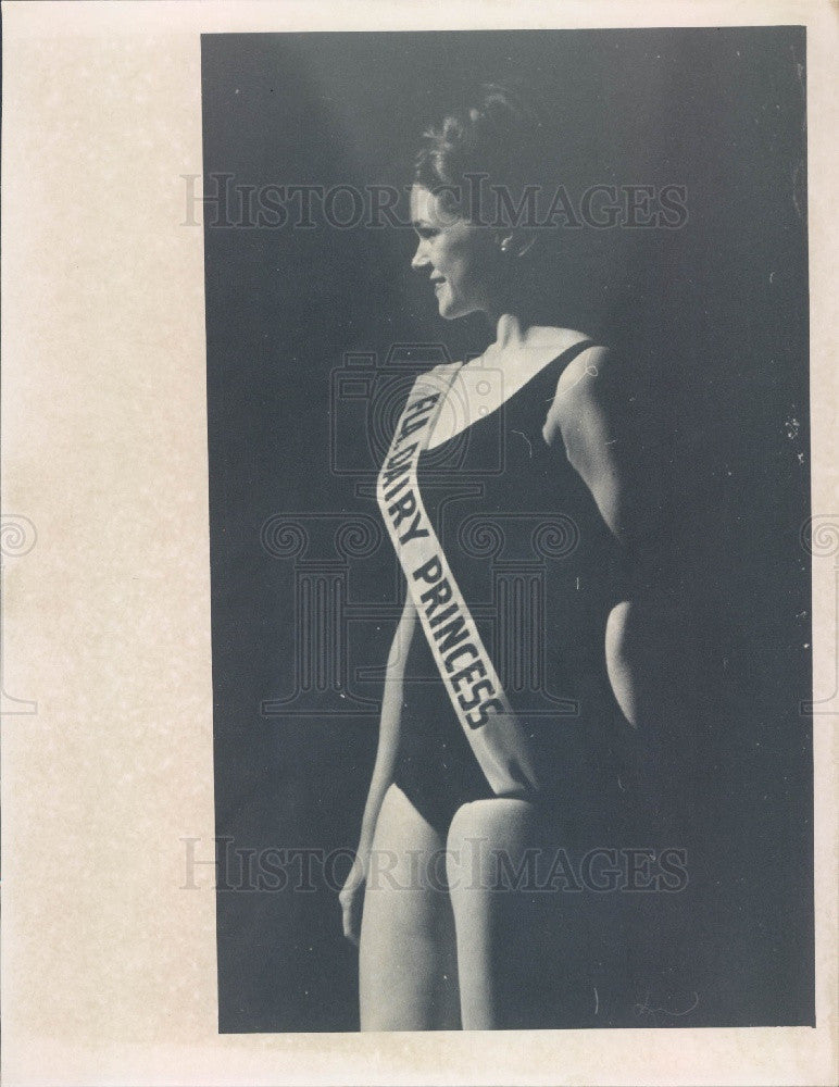 1967 Miss Florida Dairy Princess/Miss Sunflavor Contest Judy Nesler Press Photo - Historic Images