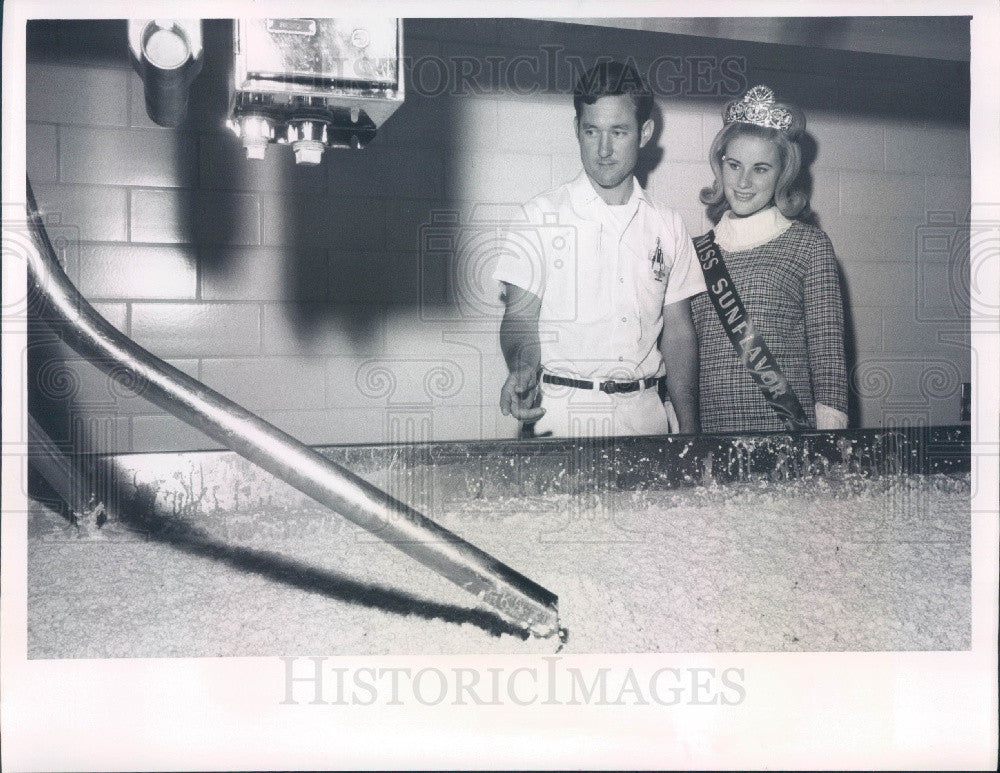 1969 Florida Miss Sunflavor Judy Pettit Press Photo - Historic Images