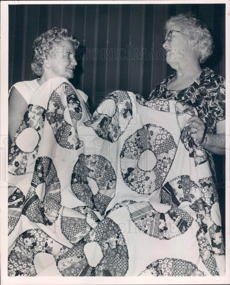 1965 Haines City Florida Episcopal Church Heirloom Quilt Press Photo - Historic Images