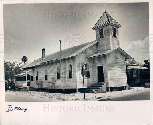 1977 Clearwater Florida Bethany CME Church @ Madison Ave & Pierce St Press Photo - Historic Images