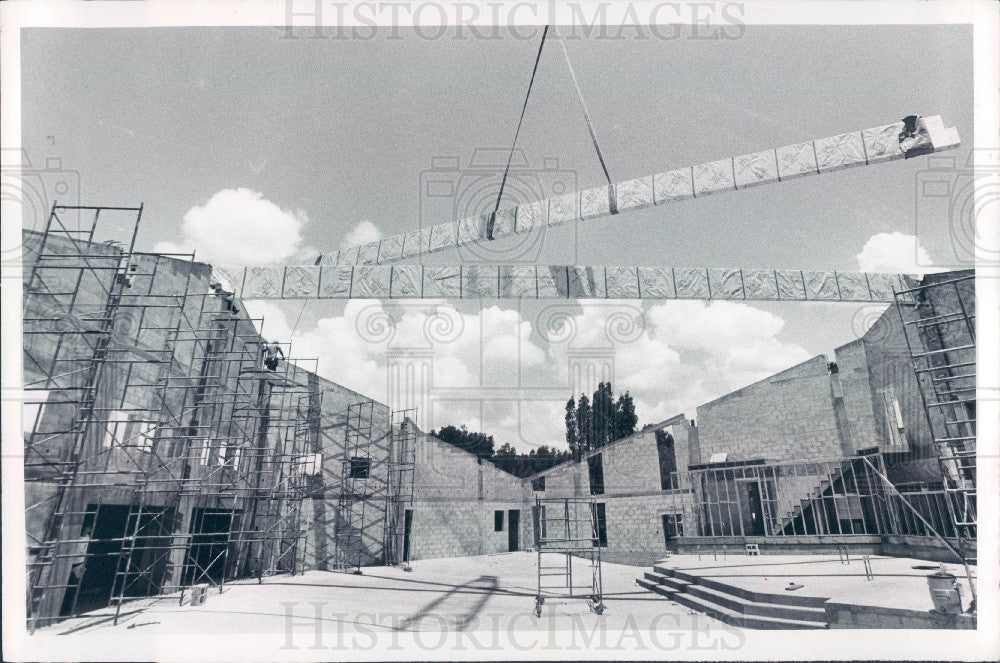 1979 St Petersburg Florida Bethel Community Bapt Church Construction Press Photo - Historic Images