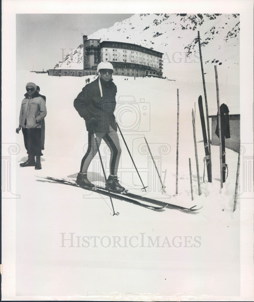 1965 Portillo Chile Mountain Resort Press Photo - Historic Images