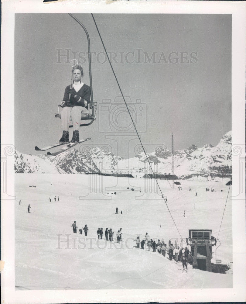 1965 Portillo Chile Mountain Resort Press Photo - Historic Images