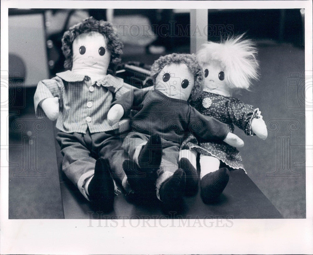 1981 Pinellas Park Florida Police Anatomical Correct Dolls Press Photo - Historic Images