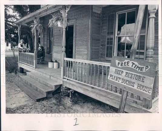1976 Clearwater Florida Plant-Ducros House Press Photo - Historic Images