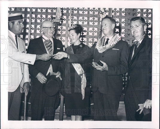 1965 Pinellas County Florida Attractions Assoc Miss St Petersburg Press Photo - Historic Images
