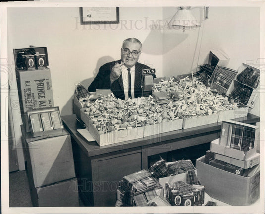 1965 St Petersburg Florida Jack Bland Mr Senior Citizen WSUN Radio Press Photo - Historic Images