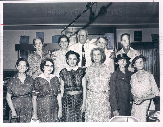 1958 St Petersburg Florida Natives Pioneers Assocation Press Photo - Historic Images