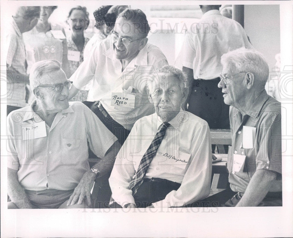 1965 Pinellas County Florida Pioneers B Pyatt/R Reed/B Carpenter Press Photo - Historic Images