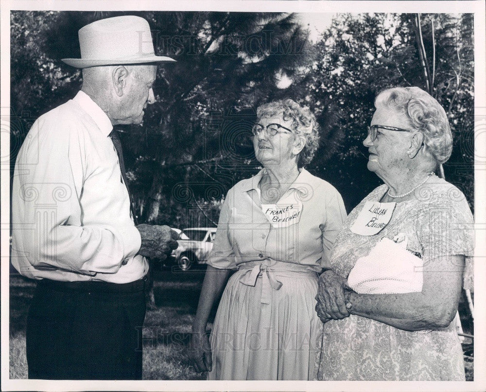 1966 Pinellas County Florida Pioneers Picnic Press Photo - Historic Images