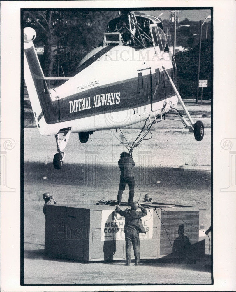 1975 Pinellas Park Florida Pinellas Square Mall Air Conditioners Press Photo - Historic Images