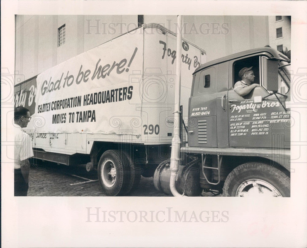 1965 Tampa Florida Celotex Corp. Moving In Press Photo - Historic Images