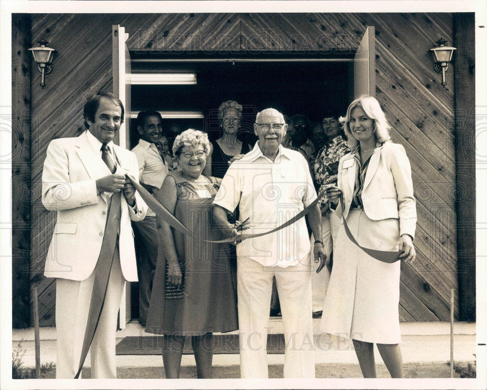 1980 Elfers Florida Cedar Pointe Condominiums Clubhouse Opening Press Photo - Historic Images