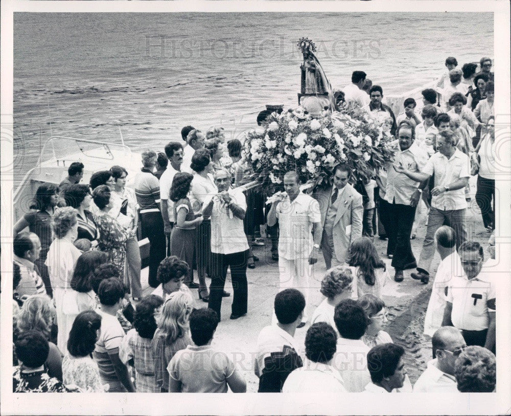 1979 Tampa Florida Cuban-American Catholic Celebration Press Photo - Historic Images