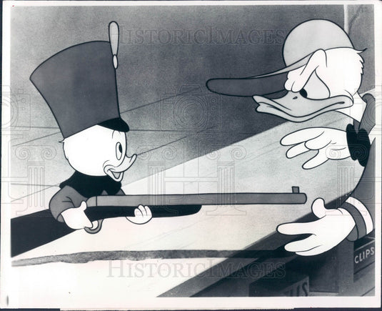 1982 Disney Cartoon Character Donald Duck Press Photo - Historic Images