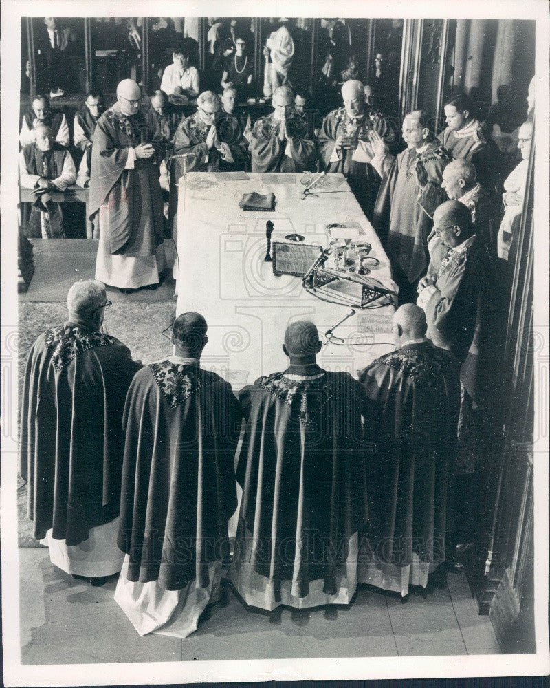 1968 New York Archbishop Cooke Installation Rites Press Photo - Historic Images