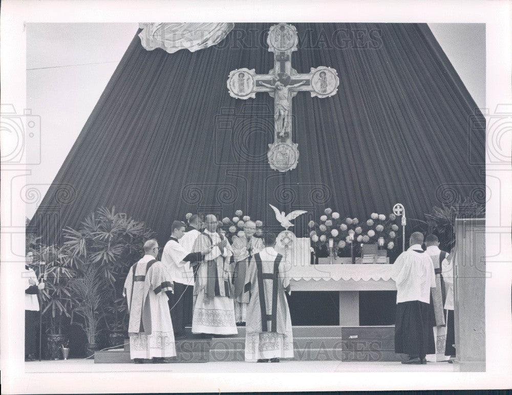 1961 St. Petersburg Florida Eucharistic Congress Press Photo - Historic Images