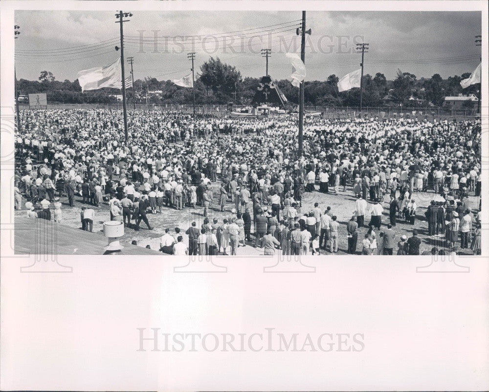 1961 St. Petersburg Florida Eucharistic Congress Press Photo - Historic Images