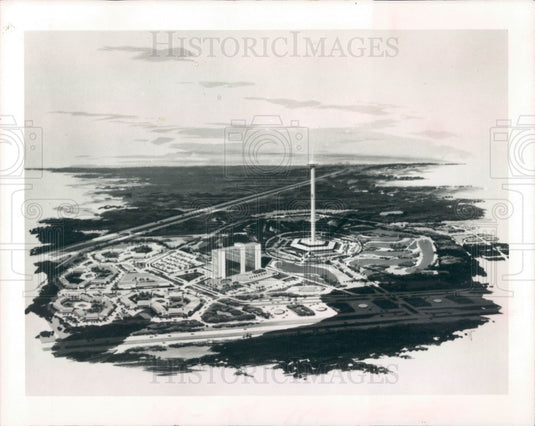 1971 Orlando FL Carolando Center Hotel-Convention Complex Press Photo - Historic Images
