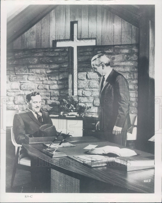 1966 Actor Nelson Leigh Religious TV Program This is the Life Press Photo - Historic Images