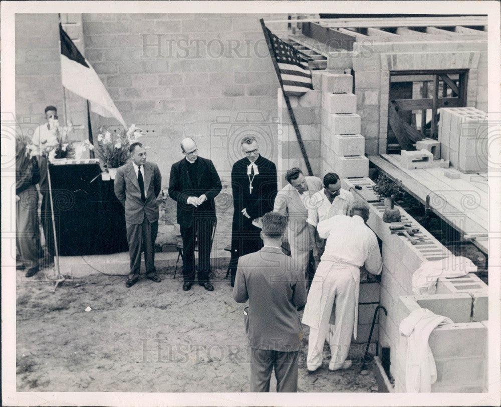 1950 St. Petersburg Florida Redeemer Evangelical Lutheran Church Press Photo - Historic Images