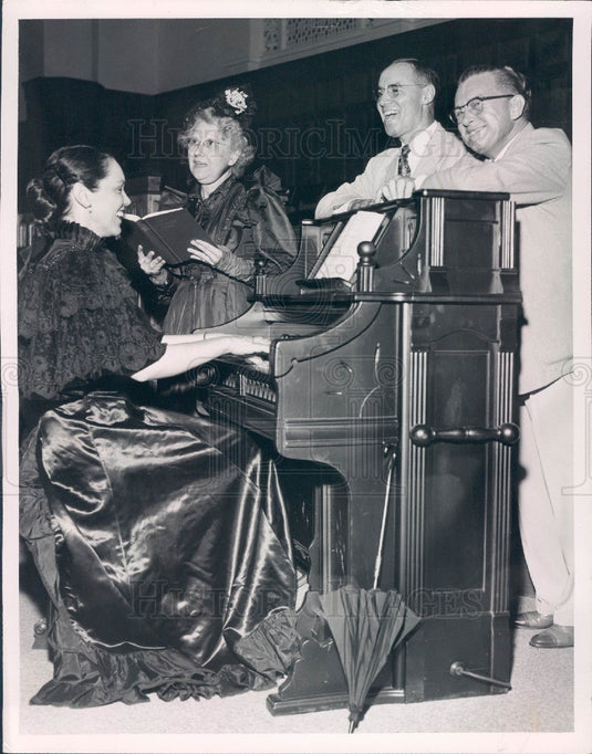 1953 St. Petersburg FL Christ Methodist Church Antique Organ Press Photo - Historic Images