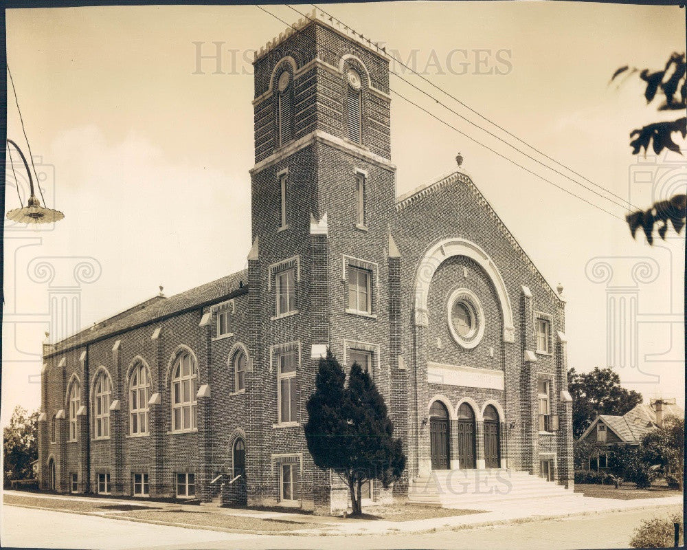 Undated St. Petersburg Florida Euclid Methodist Church Press Photo - Historic Images