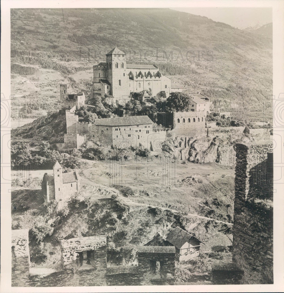 Undated Sion Switzerland Medieval Castle Press Photo - Historic Images