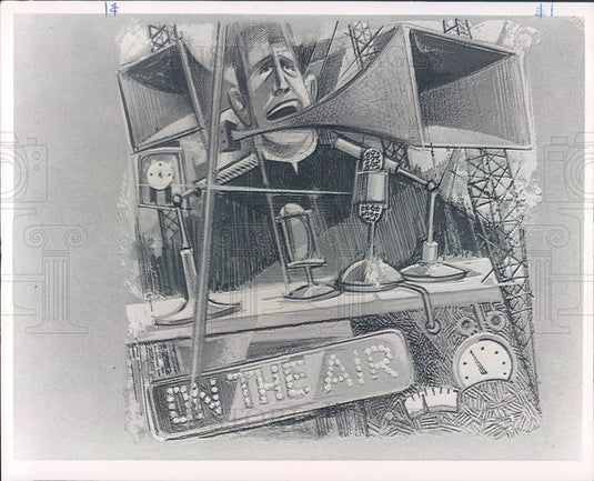 1965 Ministers On The Air TV Program Illustration Press Photo - Historic Images