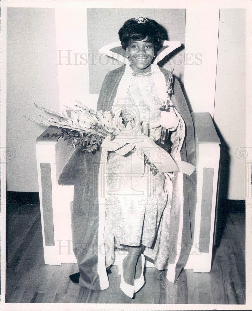 1966 Florida Miss Wildwood Celestine Dorsey Press Photo - Historic Images