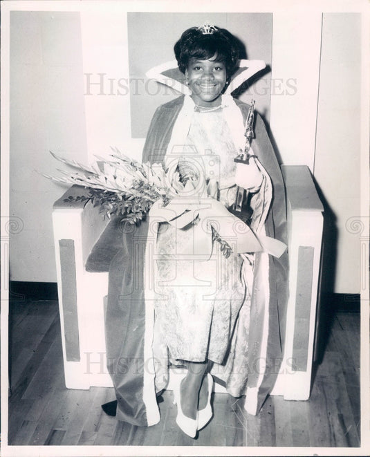 1966 Florida Miss Wildwood Celestine Dorsey Press Photo - Historic Images