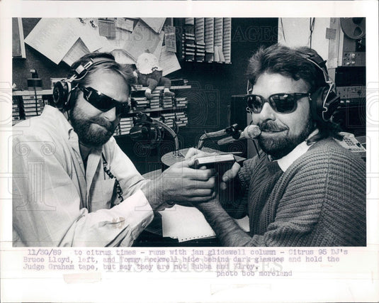 1989 St. Petersburg, Florida Citrus 95 Disk Jockeys Lloyd & Rockwell Press Photo - Historic Images