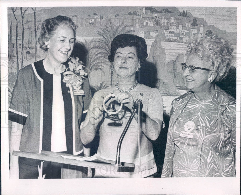 1966 Florida Soroptimist Federation of Americas Governors Press Photo - Historic Images