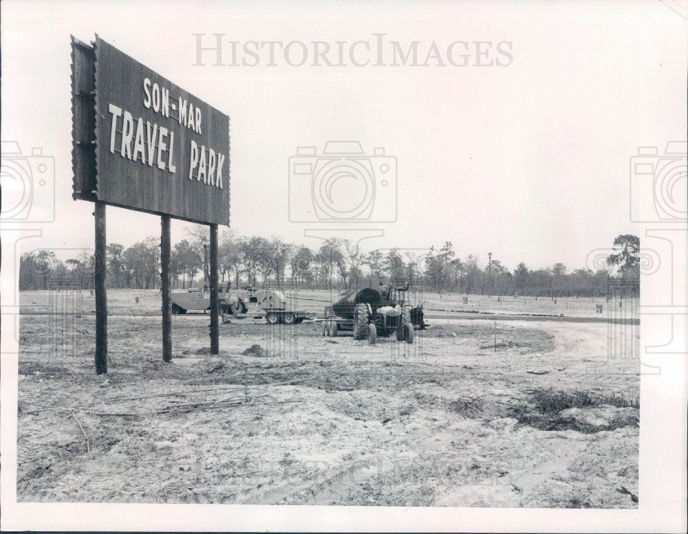 1973 West Pasco Florida Son-Mar Travel Park Press Photo - Historic Images