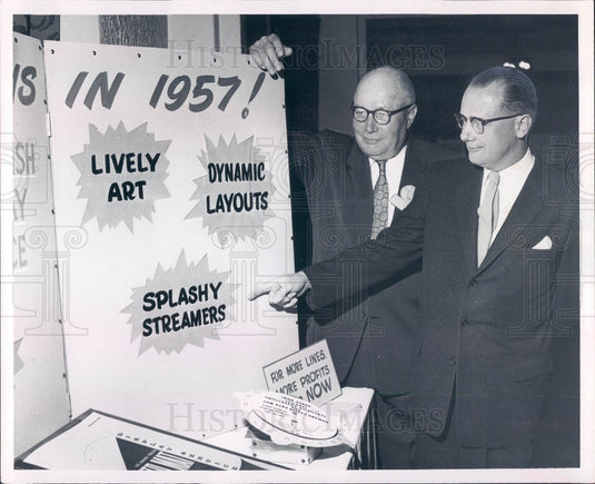 1957 Southern Classified Advertising Managers Association Press Photo - Historic Images
