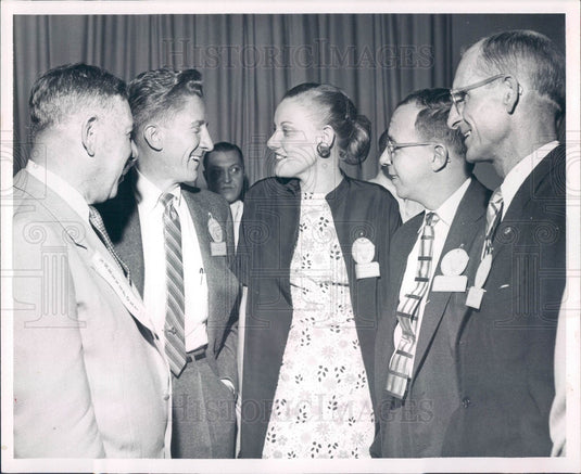 1957 Southern Classified Advertising Managers Association Press Photo - Historic Images
