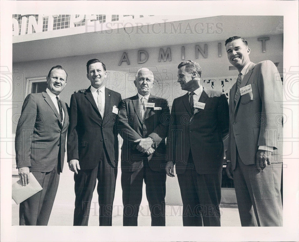 1964 St Petersburg Florida Police Chiefs e Wilson Purdy/Harold Smith Press Photo - Historic Images