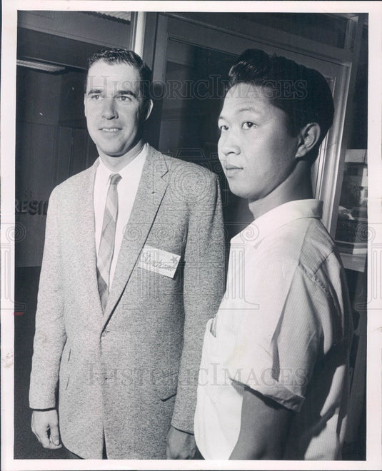 1964 Thailand Royal Thai Policeman Thongthavulya Thongtaem Press Photo - Historic Images