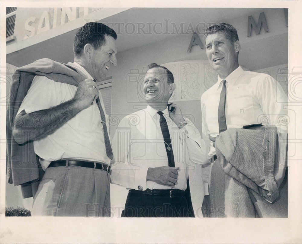 1964 St Petersburg Florida Police Chiefs e Wilson Purdy/Harold Smith Press Photo - Historic Images