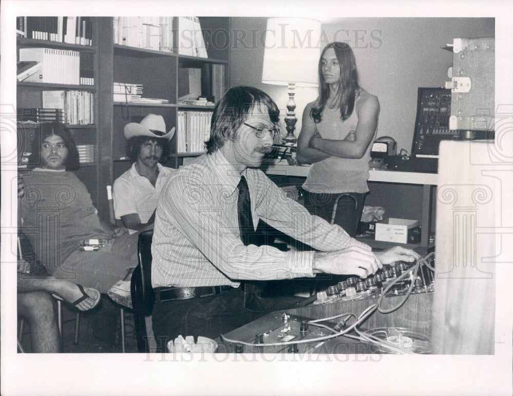 1973 Soundtrack Recording Studios &amp; Band Peter Butterfly&#39;s All Stars Press Photo - Historic Images