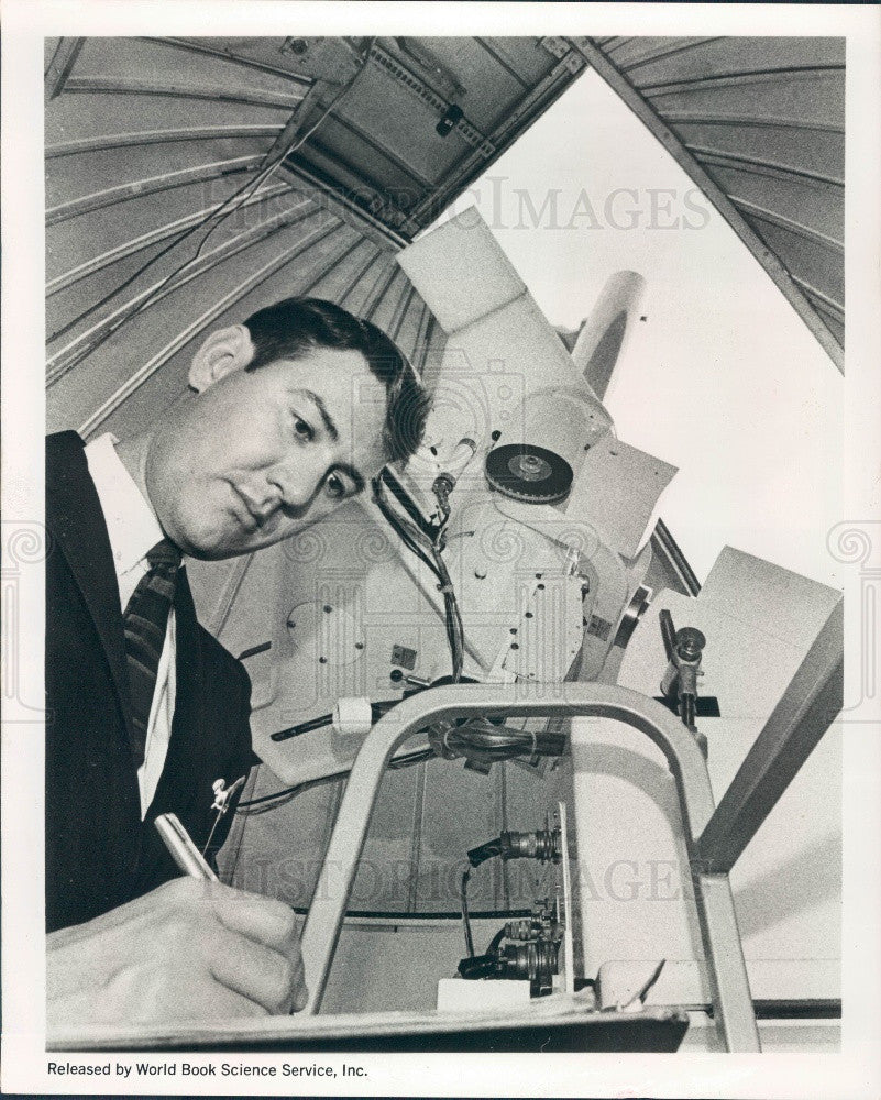 Undated Houston Texas Manned Spacecraft Center Solar Telescope Press Photo - Historic Images