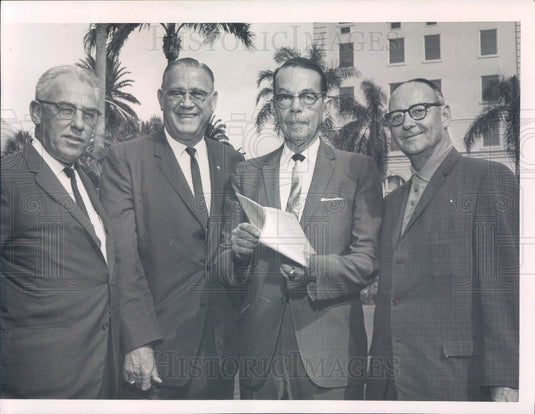 1964 Southeastern Airport Managers Association Officers Press Photo - Historic Images