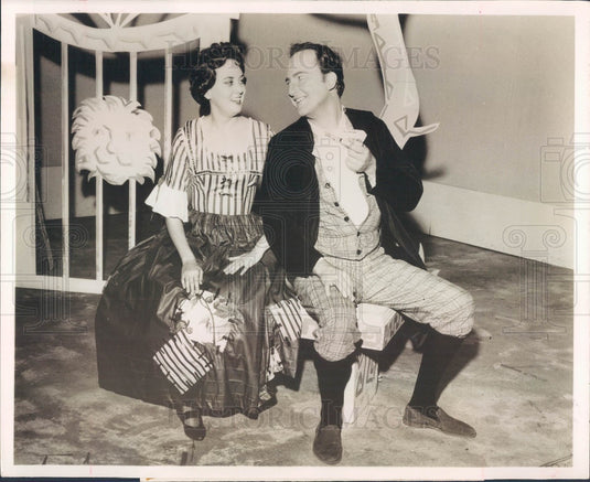 1962 Carreno Music Club Presents National Opera Company's Martha Press Photo - Historic Images