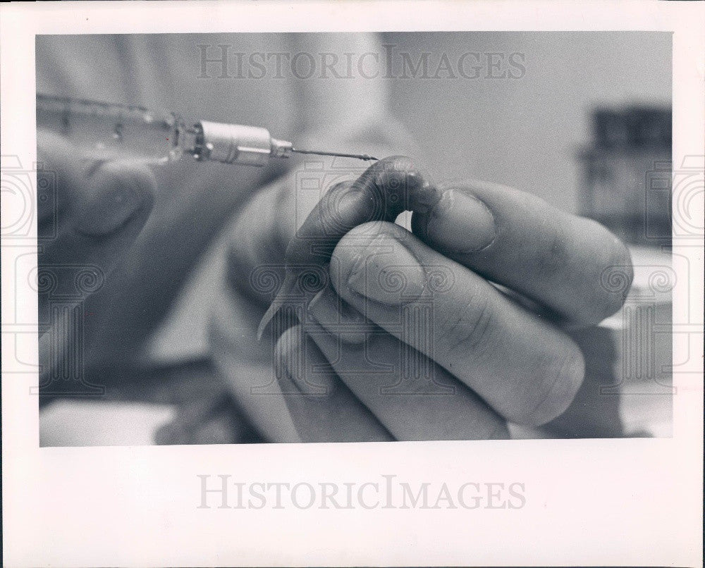 1962 Tampa, Florida Encephalitis Lab Research Press Photo - Historic Images