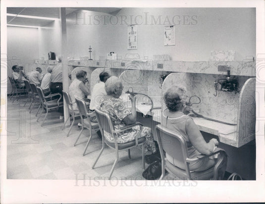 1971 Pinellas County, Florida Gulf Coast TB & RD Association Clinic Press Photo - Historic Images