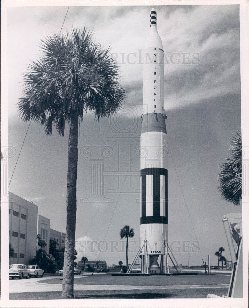 1964 US Air Force Titan Rocket Press Photo - Historic Images