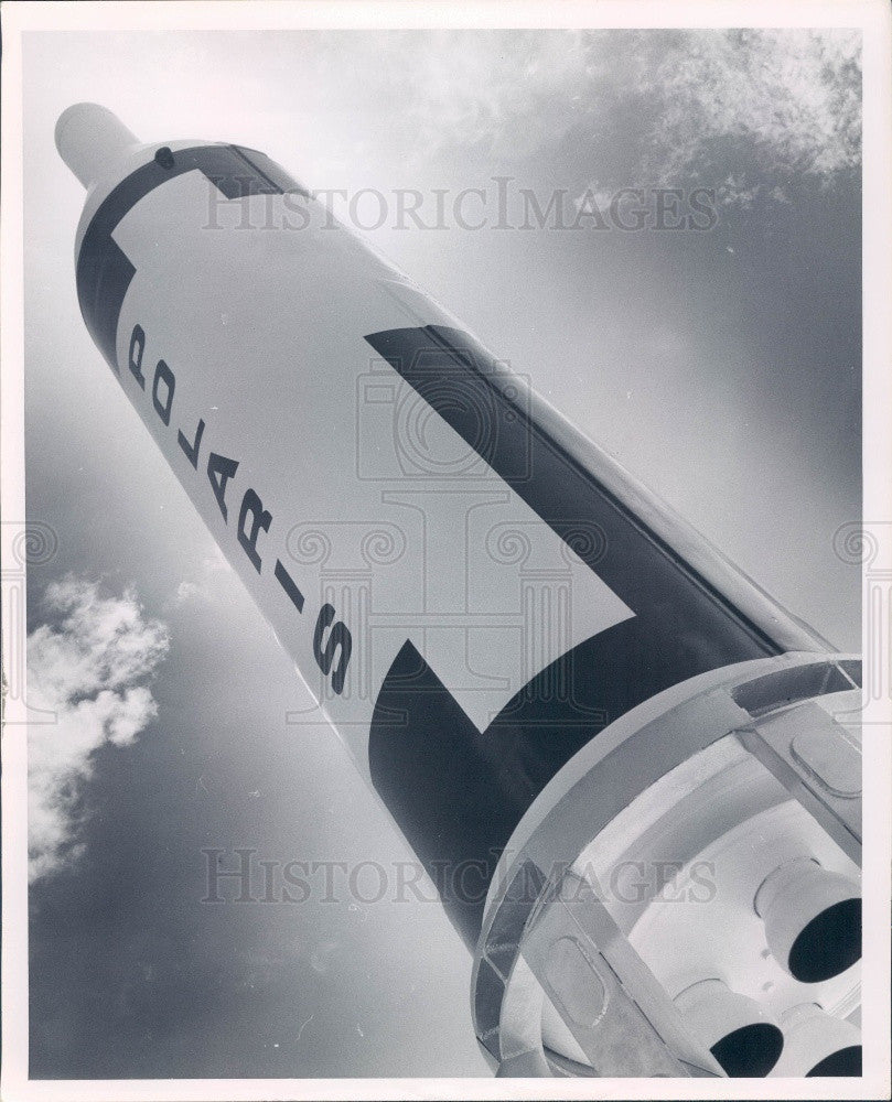 1964 US Navy Polaris Missile Press Photo - Historic Images